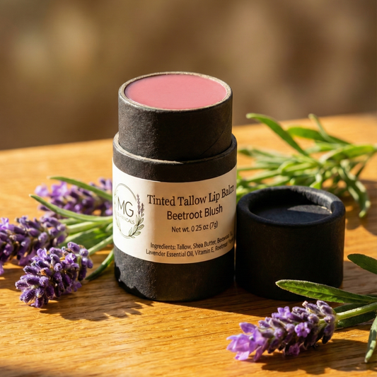 Tinted Tallow Lip Balm (Beetroot Blush)